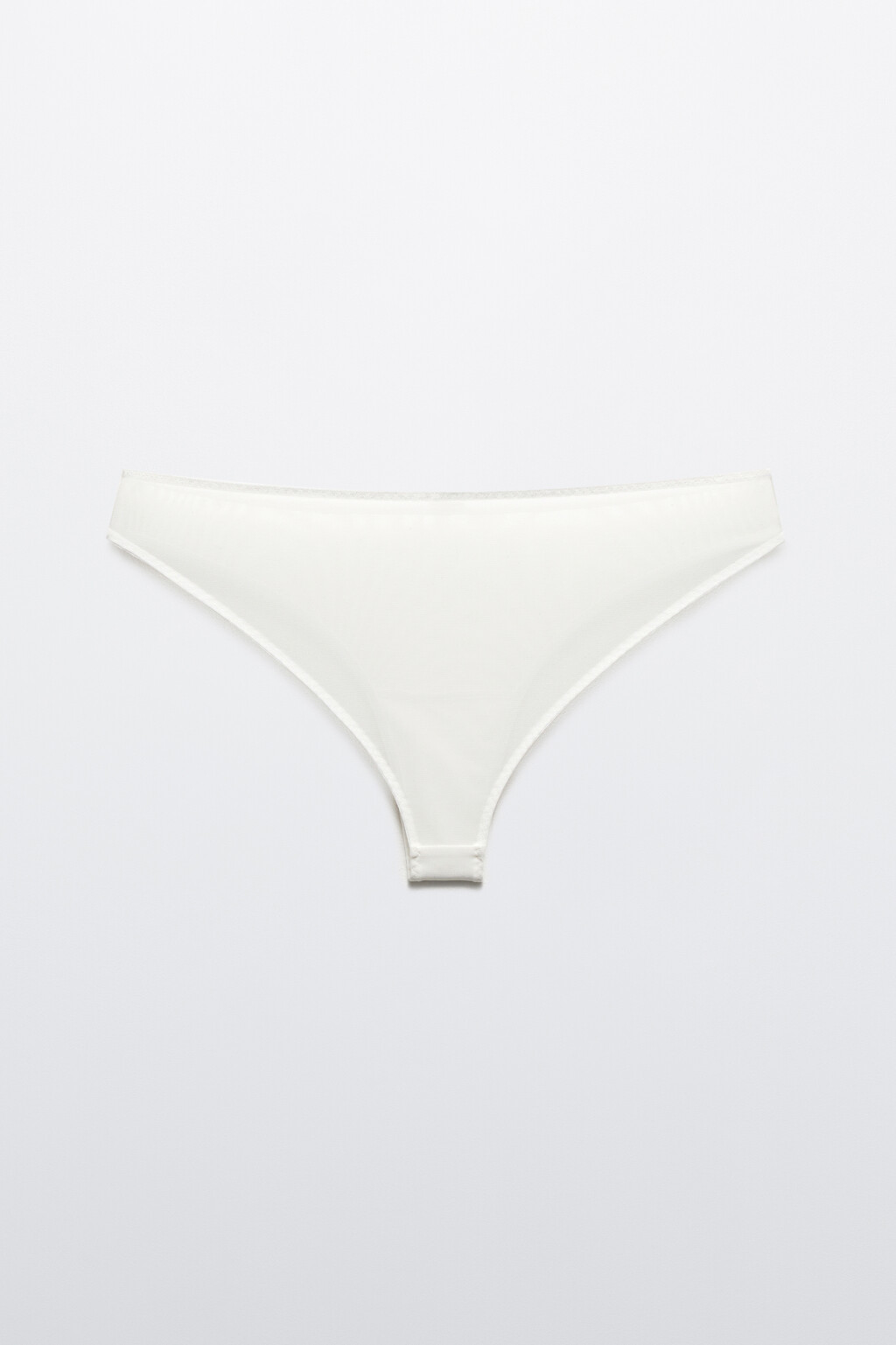 Трусы-слипы из сетки - цвет белый - 6