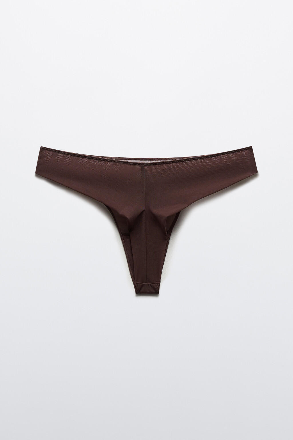 Трусы-бразильяна из сетки - цвет коричневый - 6