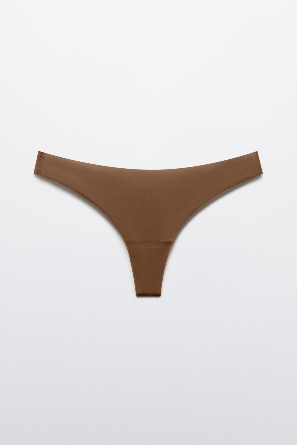 Трусы-стринги с высокой посадкой - цвет черный - 5