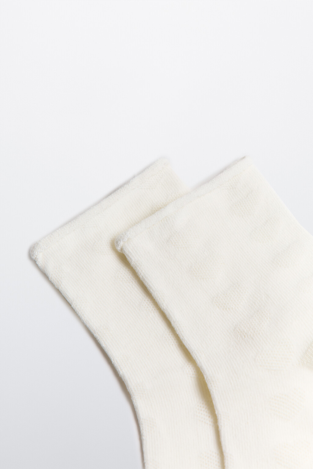носки женские - цвет ванильный - 2