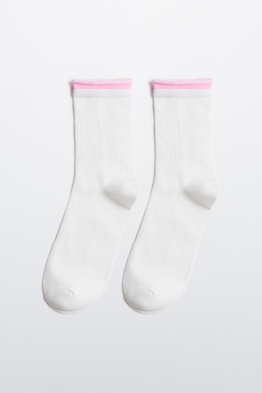 Носки с имитацией второго слоя - цвет ванильный - 1