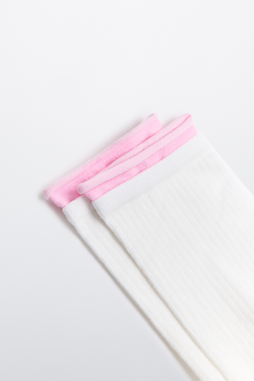 Носки с имитацией второго слоя - цвет ванильный - 2