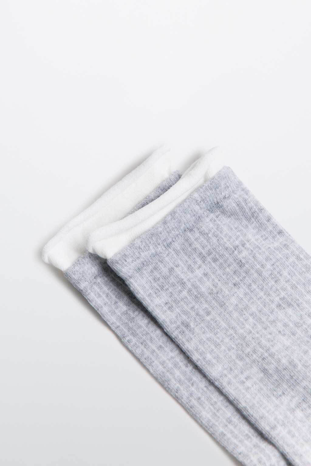 Носки с имитацией второго слоя - цвет серый - 2