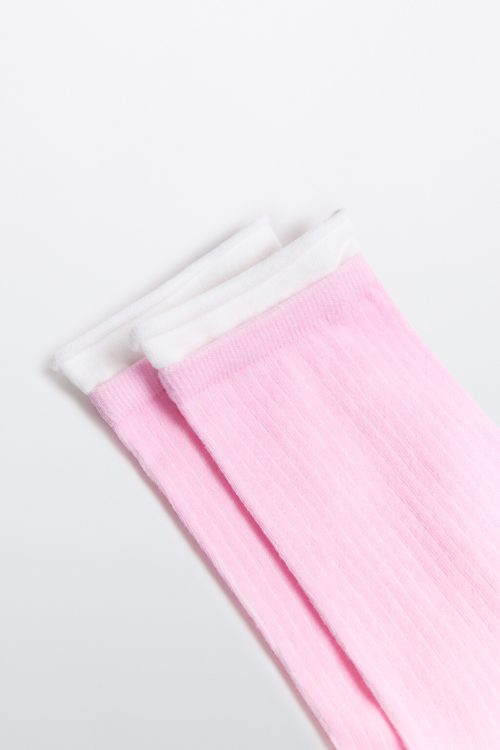 Носки с имитацией второго слоя - цвет розовый - 2
