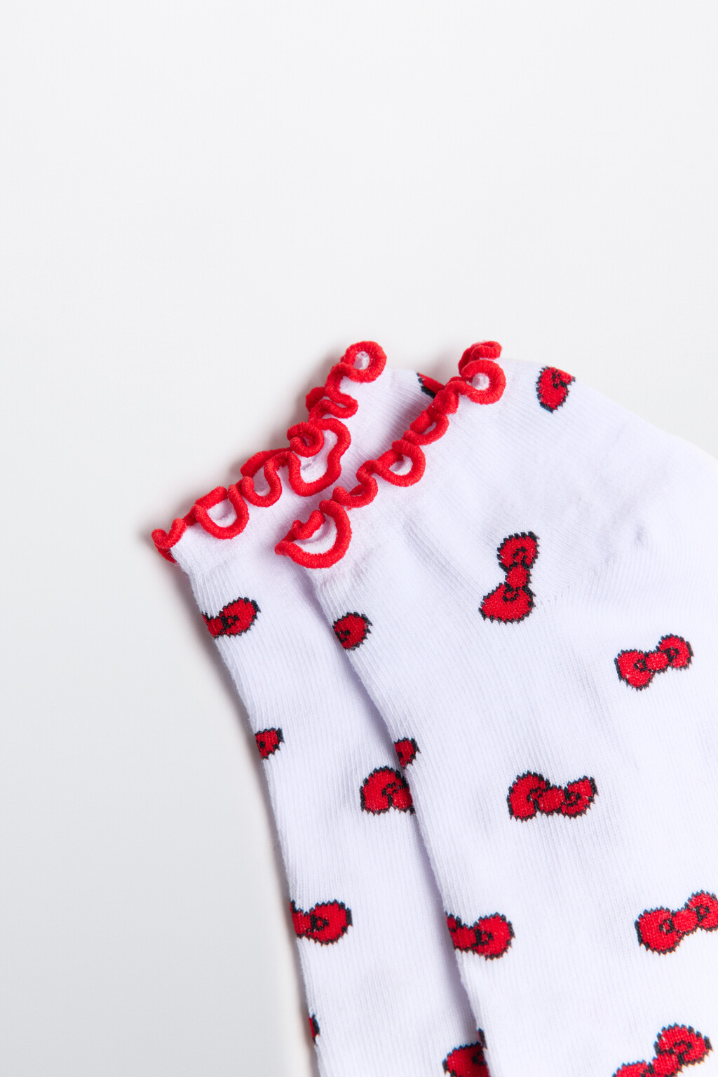 носки женские - цвет красный - 2