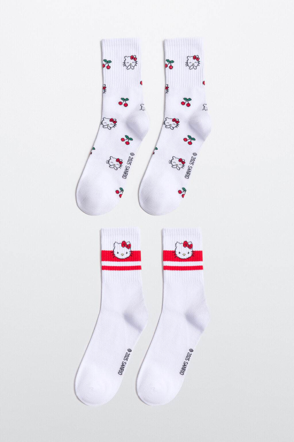 Носки с принтом Hello Kitty (2 пары) - цвет мультиколор - 1