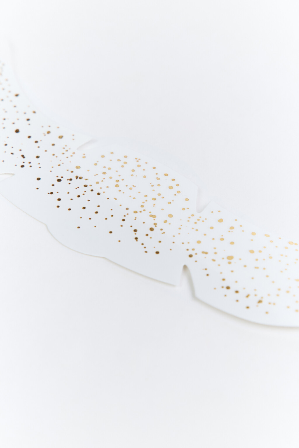 Наклейки-блестки для лица и тела - цвет белый - 2