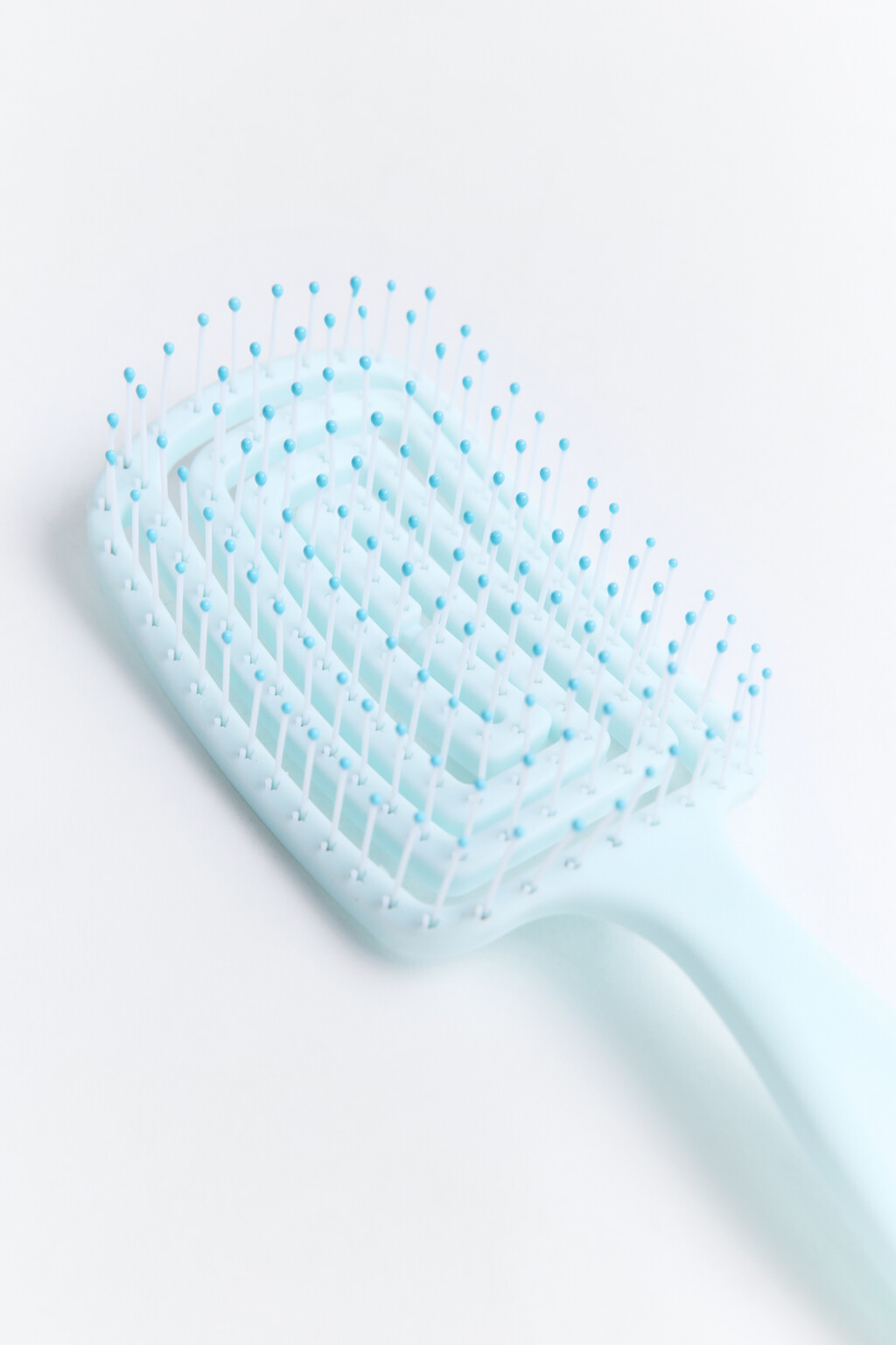 Расческа широкая для мокрых волос - цвет сиреневый - 2