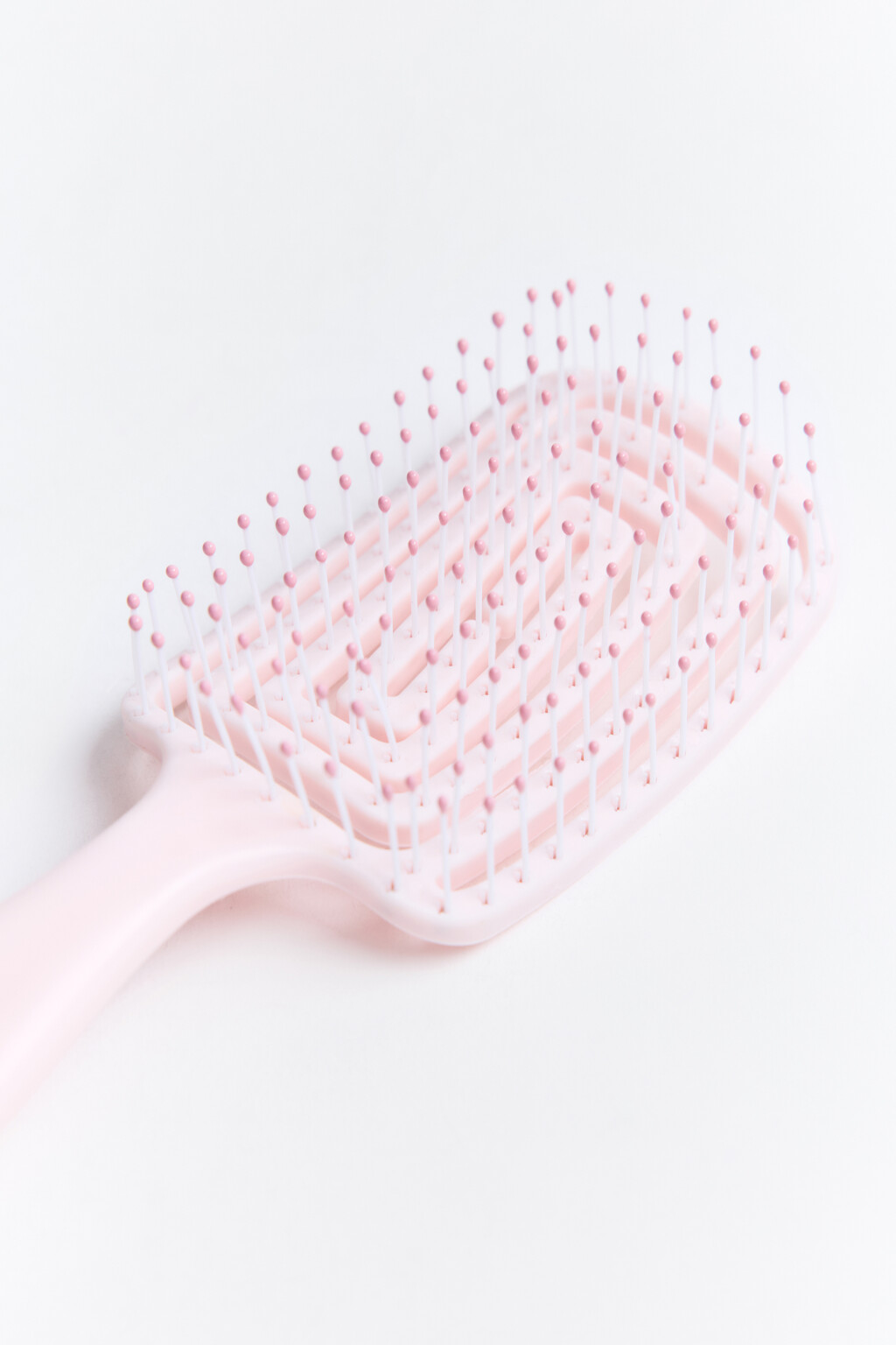 Расческа широкая для мокрых волос - цвет розовый - 2