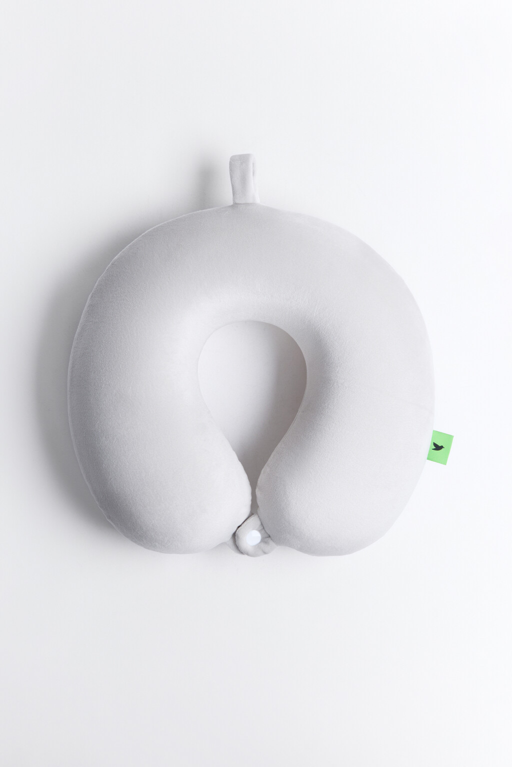 Подушка для путешествий с застежкой - цвет серый - 1