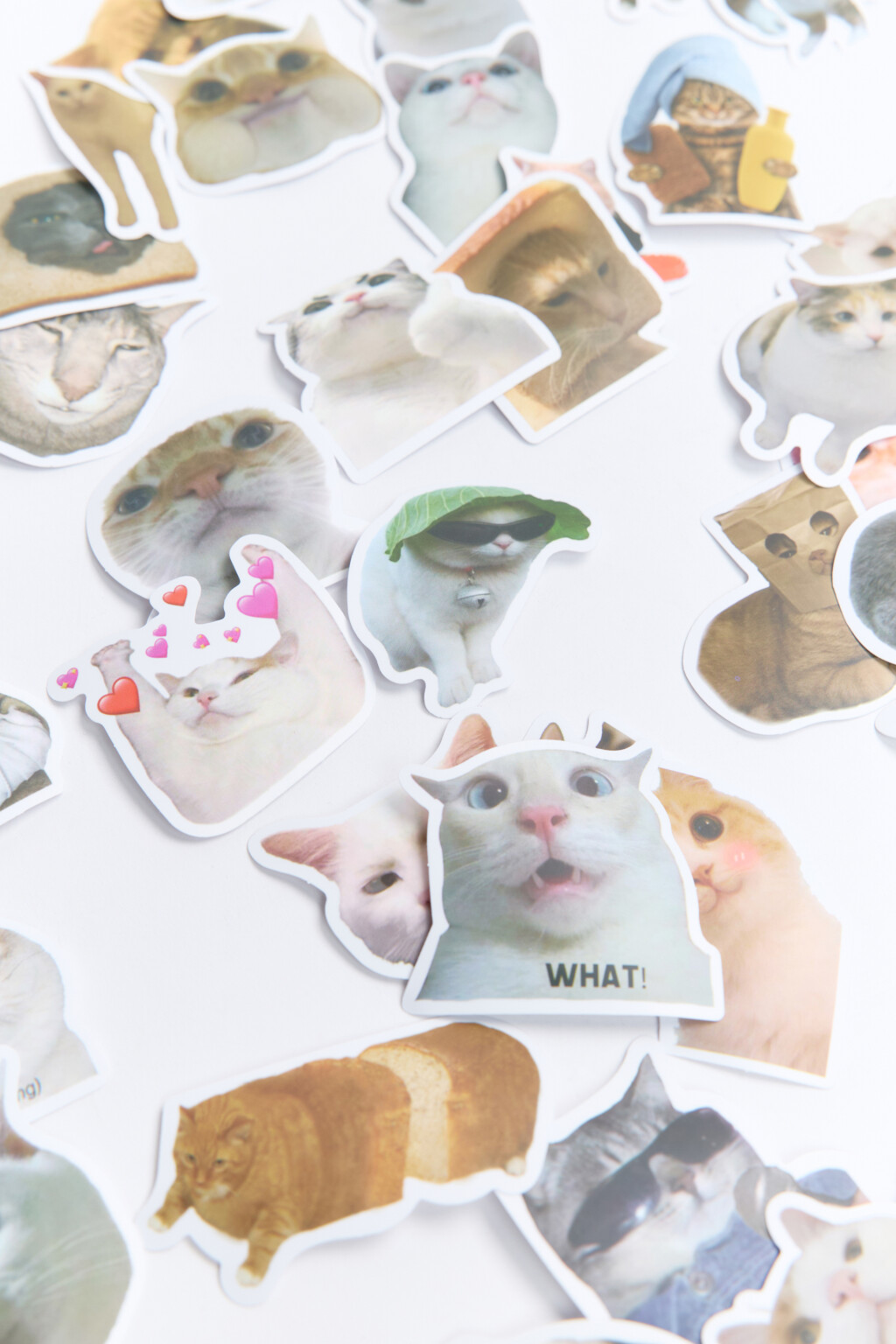 Набор наклеек - цвет розовый - 2