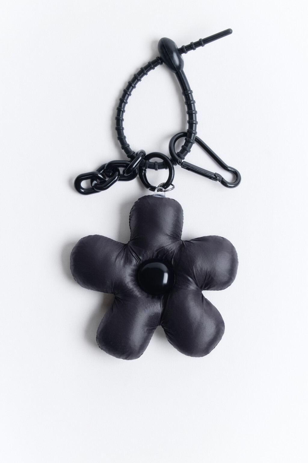 Брелок-обвес с объемным цветком - цвет мультиколор - 1