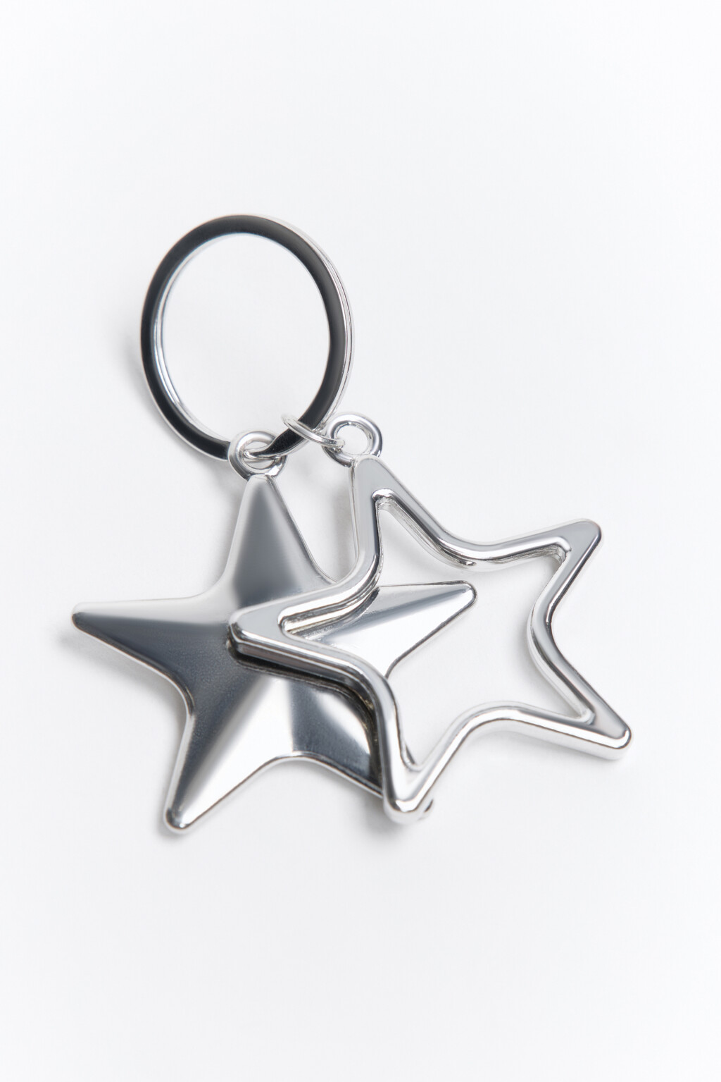 Брелок-обвес со звездой - цвет серый - 2