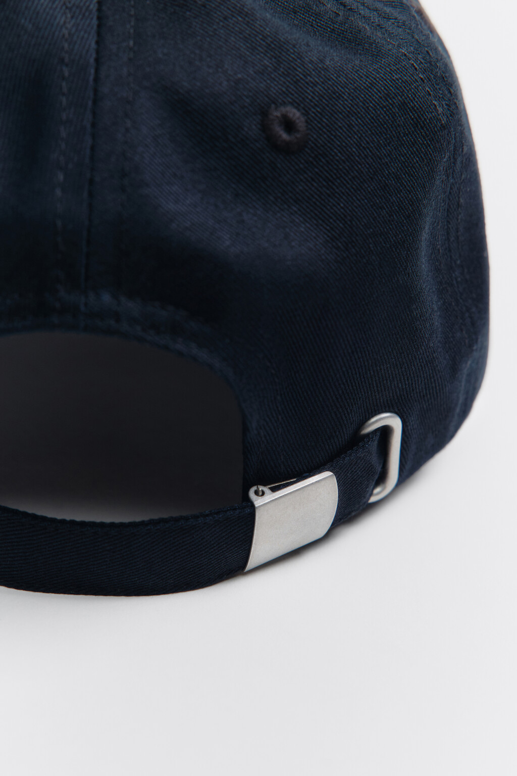 Кепка хлопковая с металлическим пирсингом - цвет черный - 4