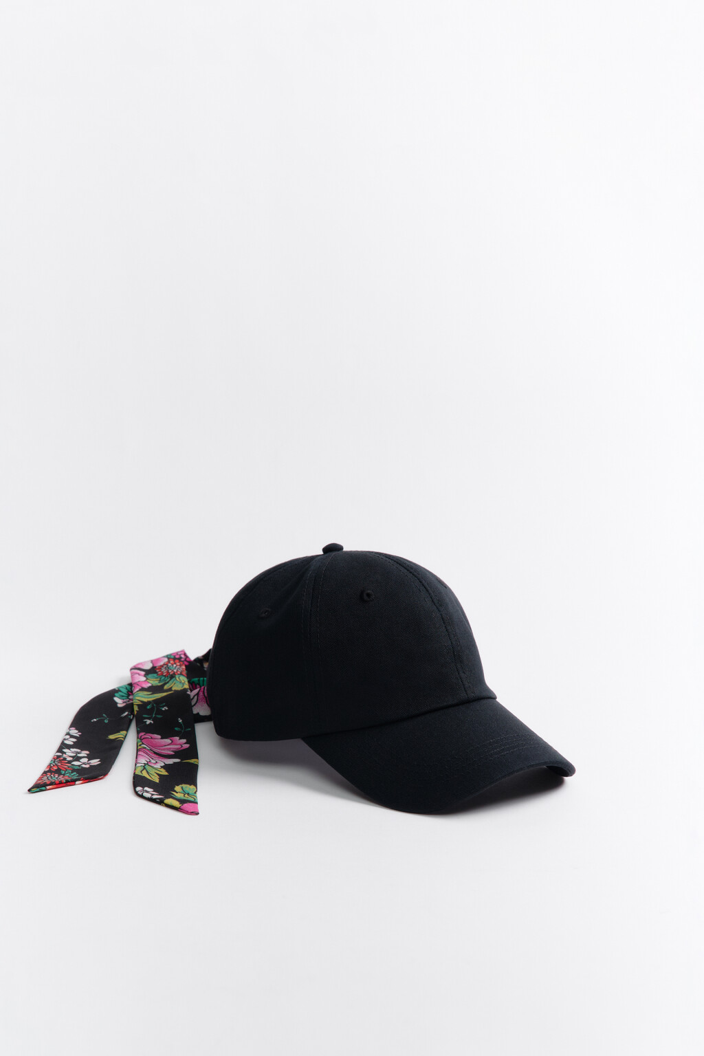 Бейсболка хлопковая с завязками - цвет белый - 3