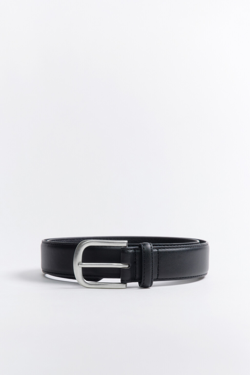 Ремень брючный классический - цвет черный - 1