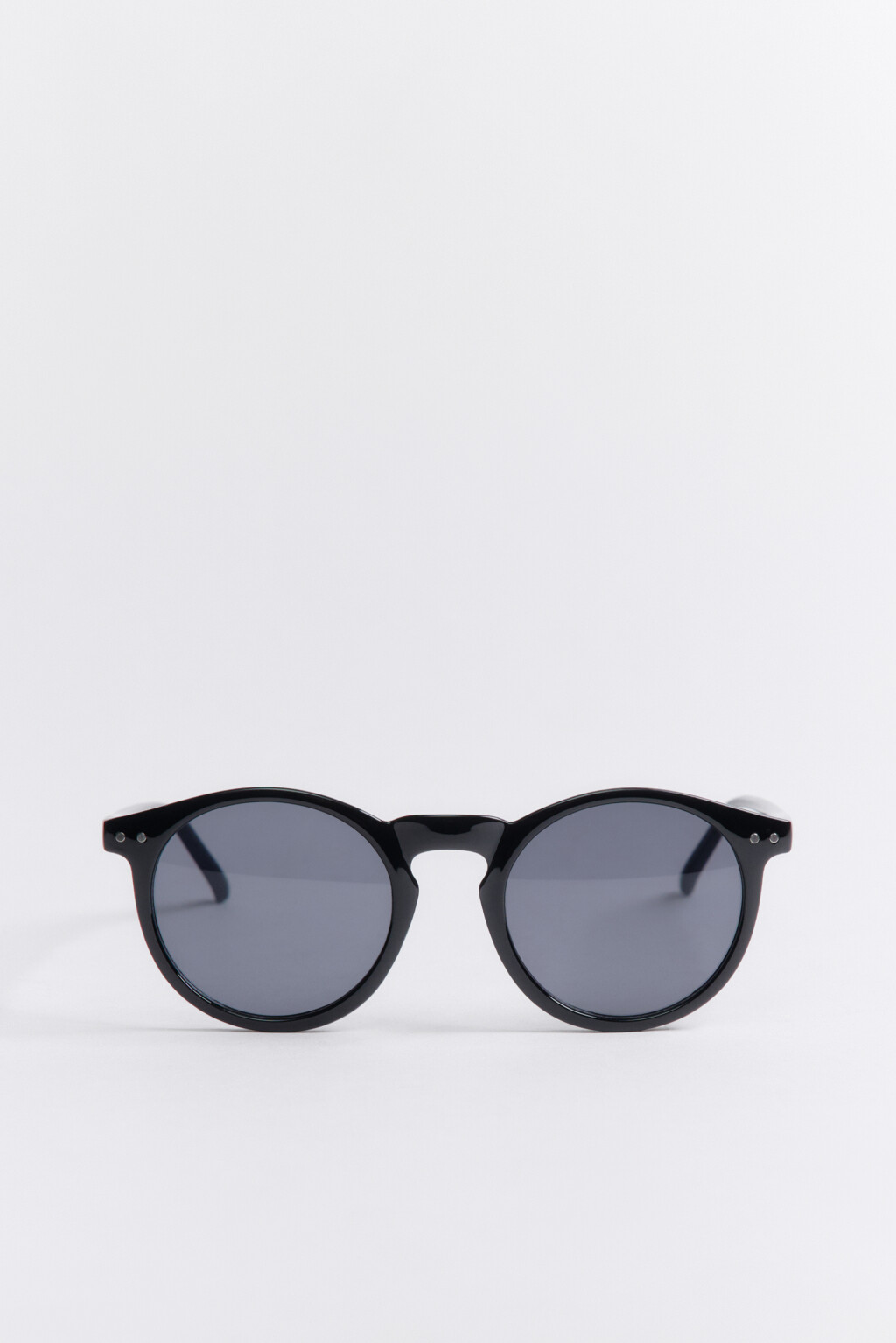 Очки солнцезащитные круглые - цвет черный - 2