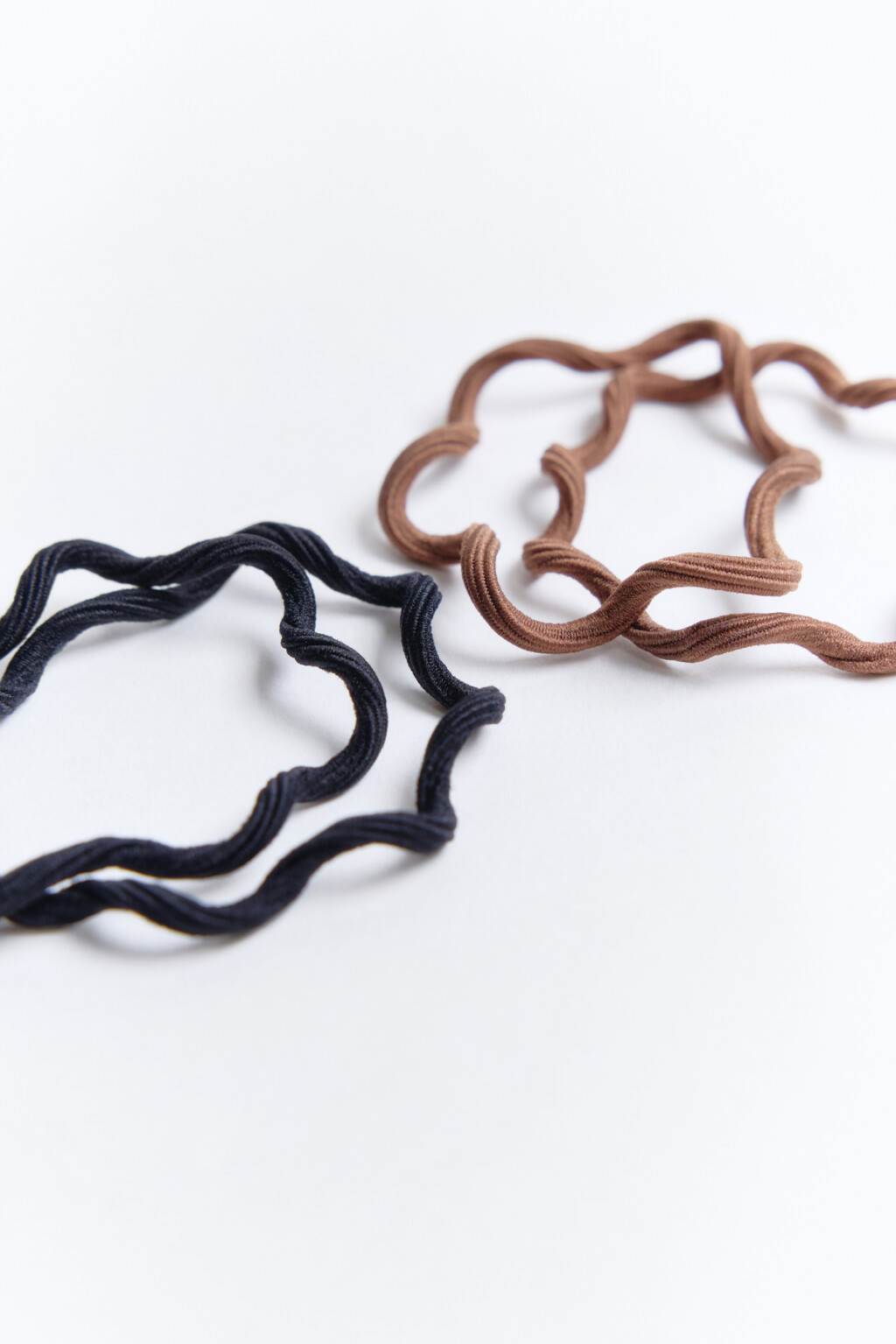 Набор резинок тонких (4 штуки) - цвет черный - 2