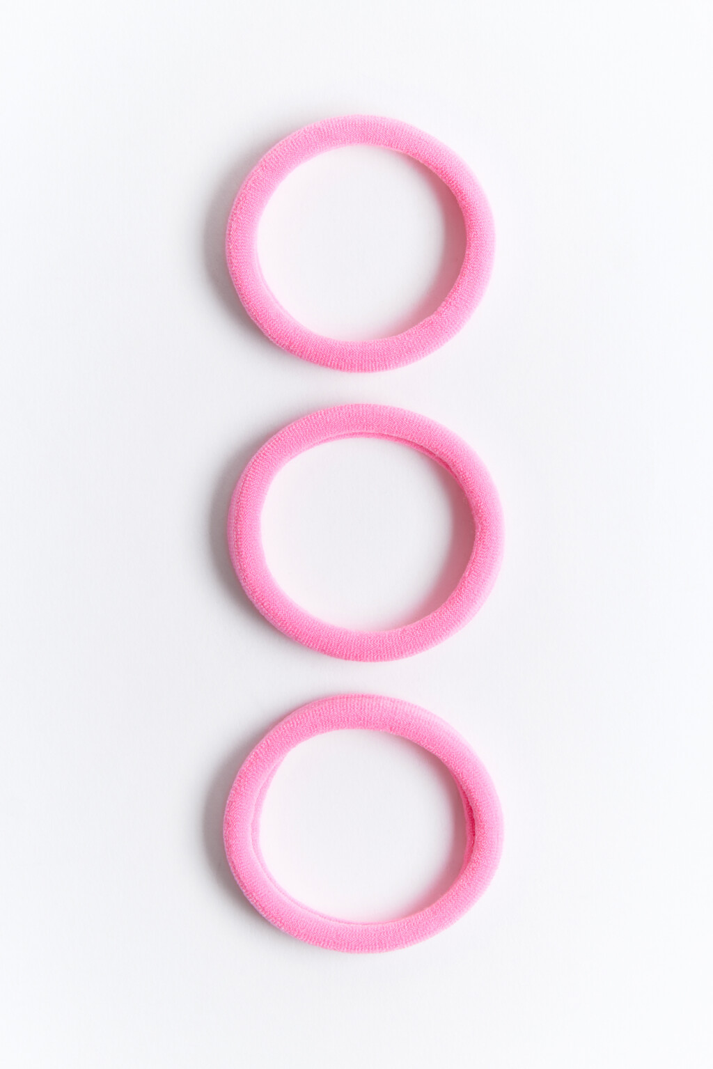 Набор резинок для волос (3 штуки) - цвет коричневый - 1