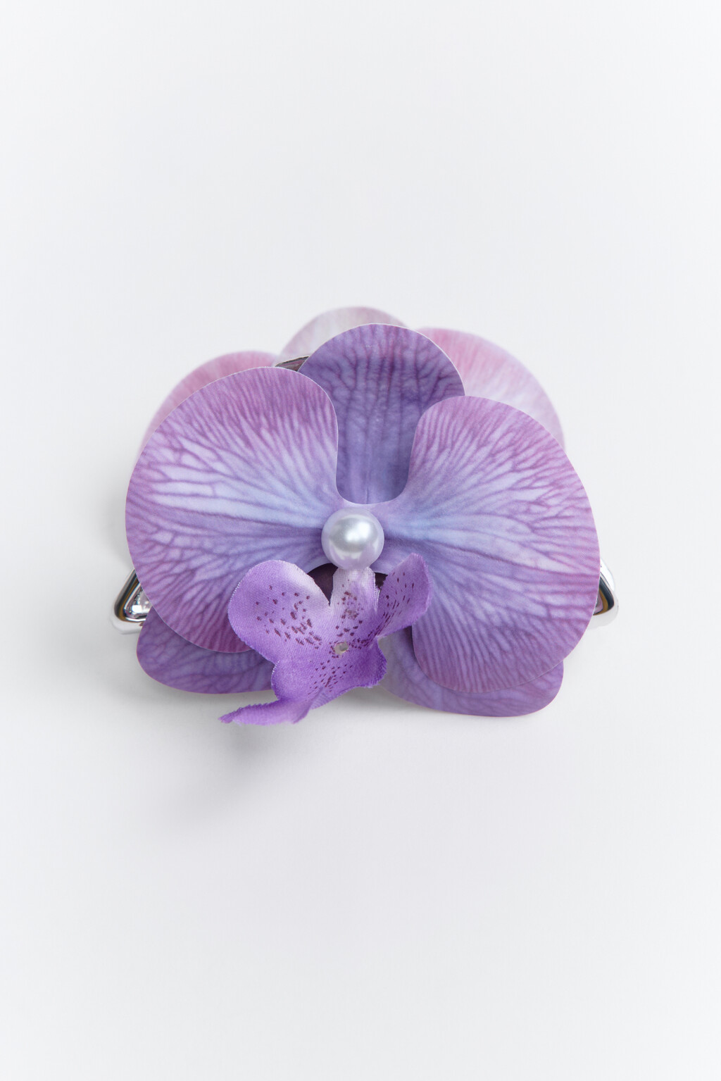 Заколка для волос в виде орхидеи - цвет мультиколор - 3