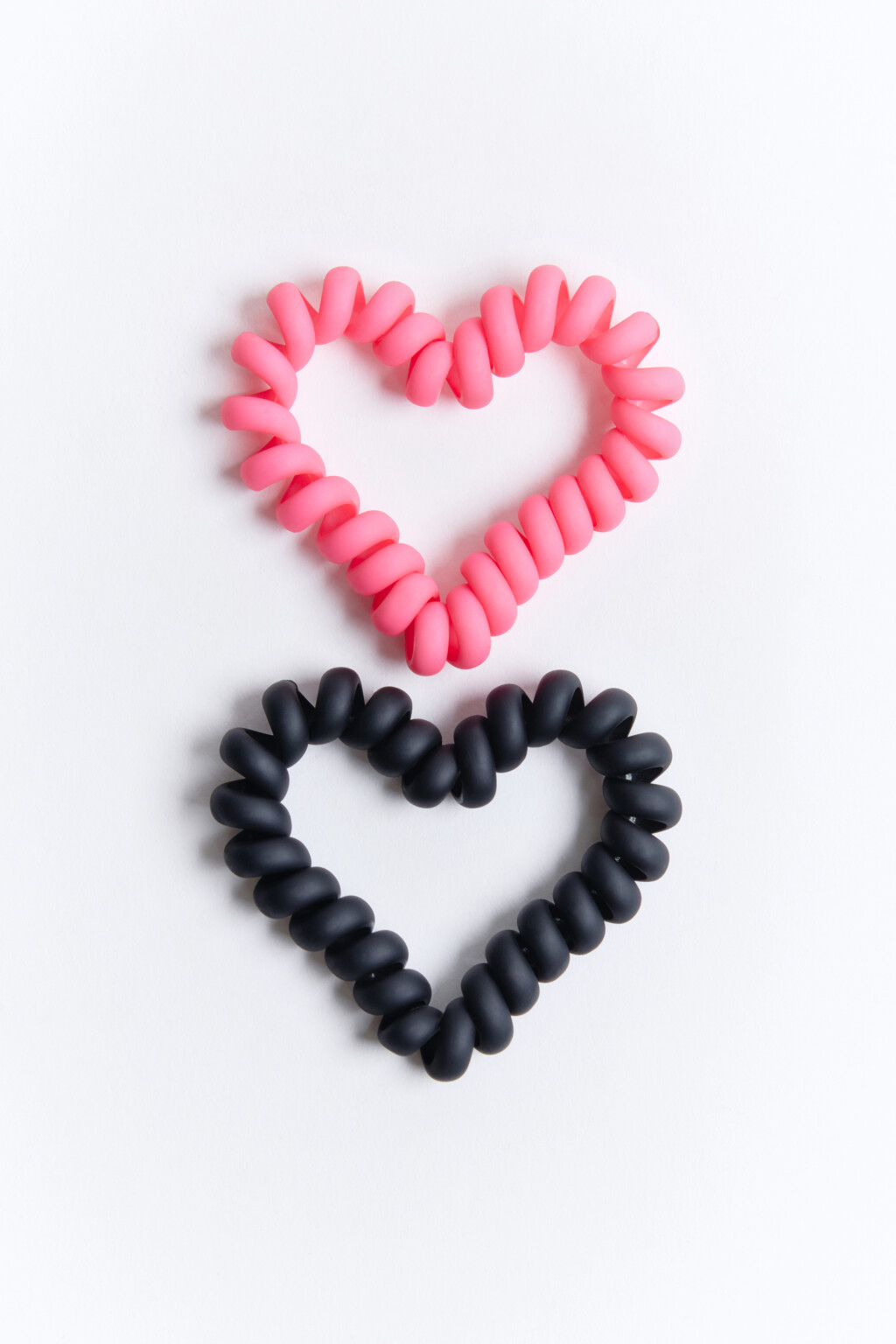 Набор резинок-спиралек для волос (2 штуки) - цвет мультиколор - 1