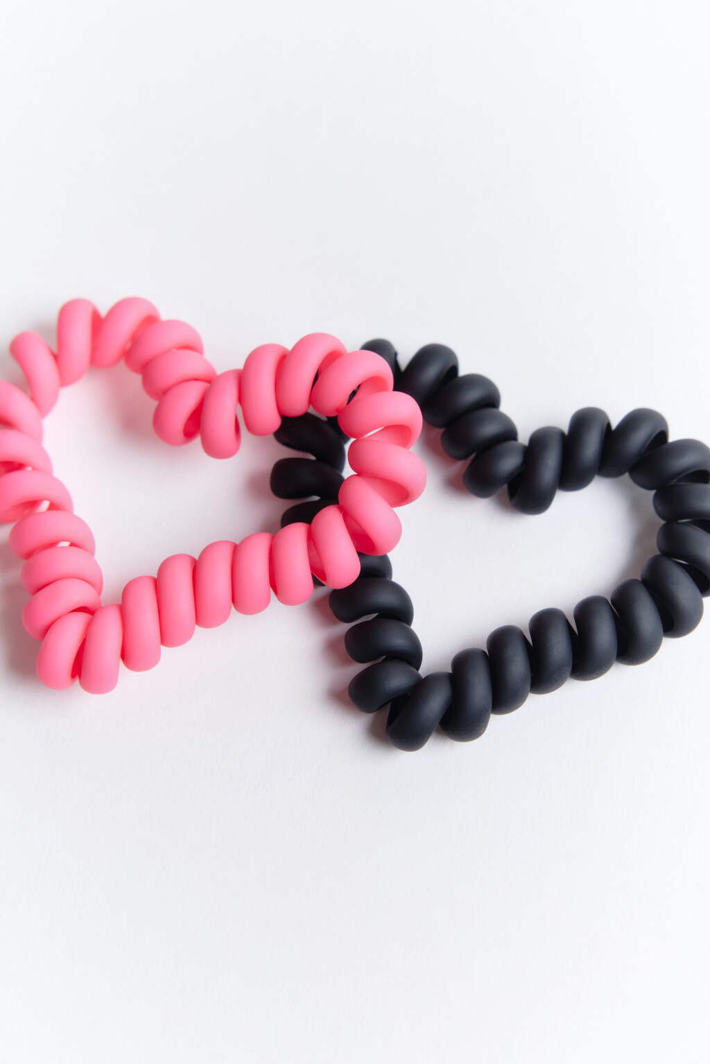 Набор резинок-спиралек для волос (2 штуки) - цвет мультиколор - 2