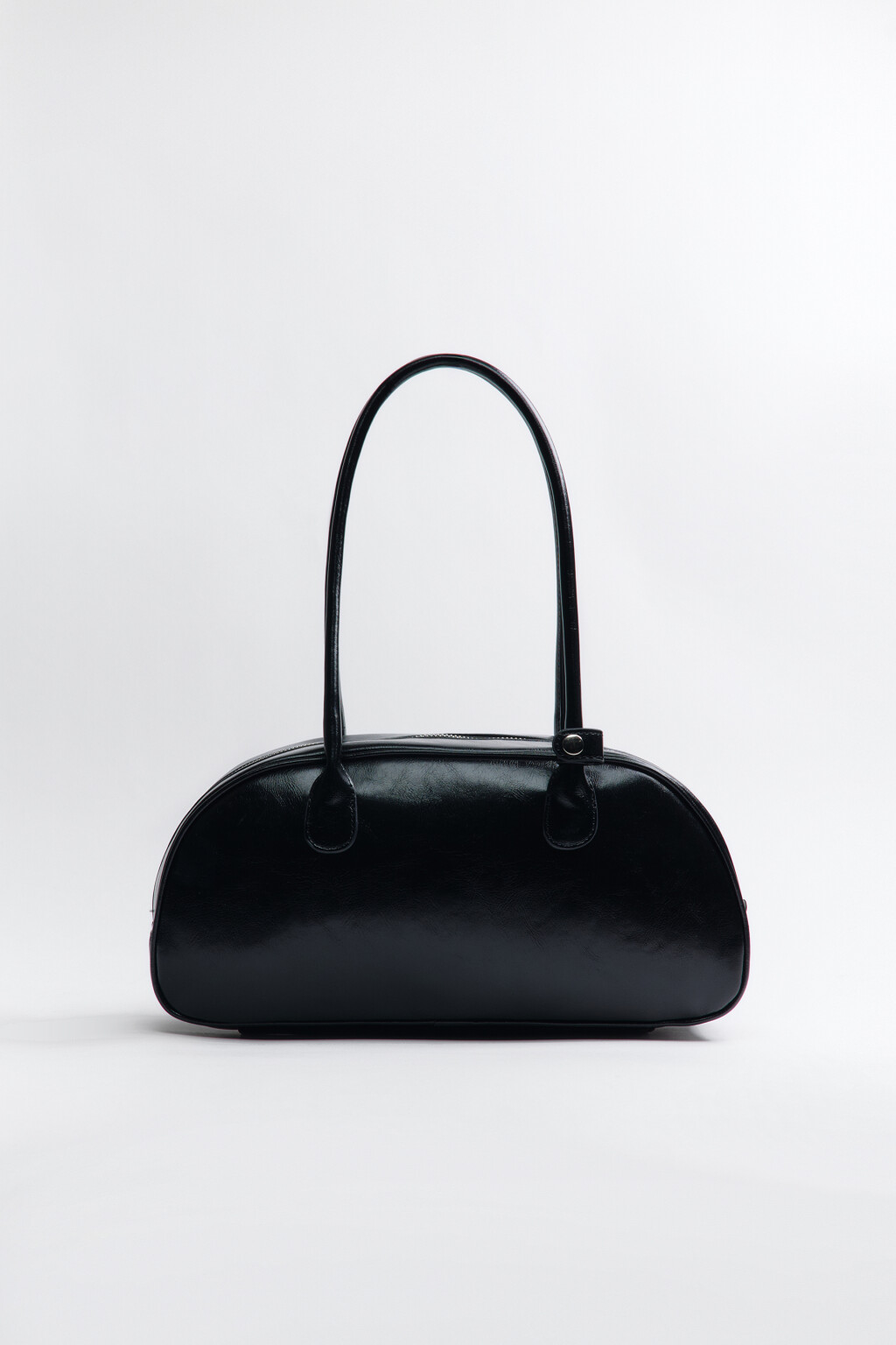 Сумка с двумя ручками на плечо - цвет черный - 2