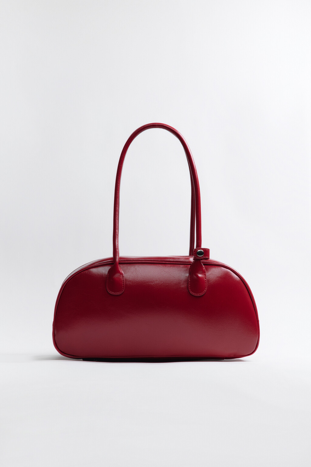 Сумка с двумя ручками на плечо - цвет бордовый - 2