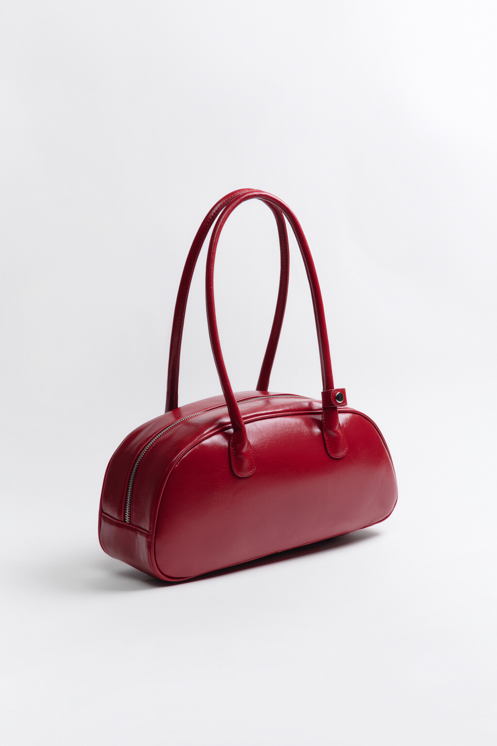 Сумка с двумя ручками на плечо - цвет бордовый - 3