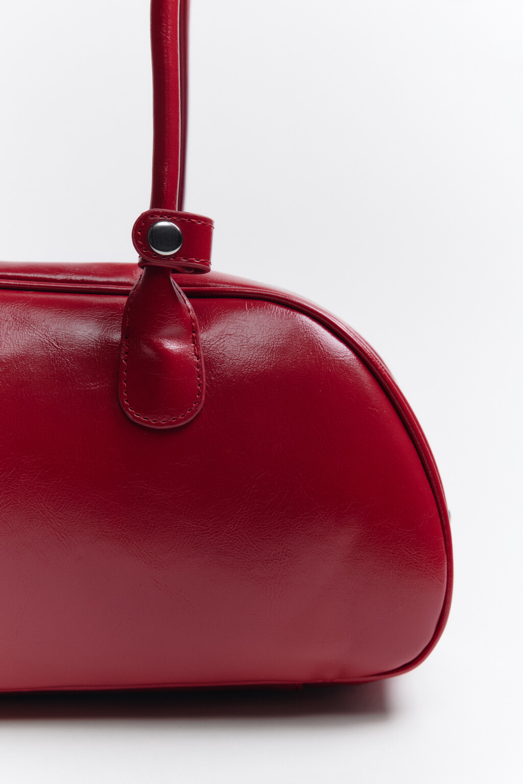 Сумка с двумя ручками на плечо - цвет бордовый - 5