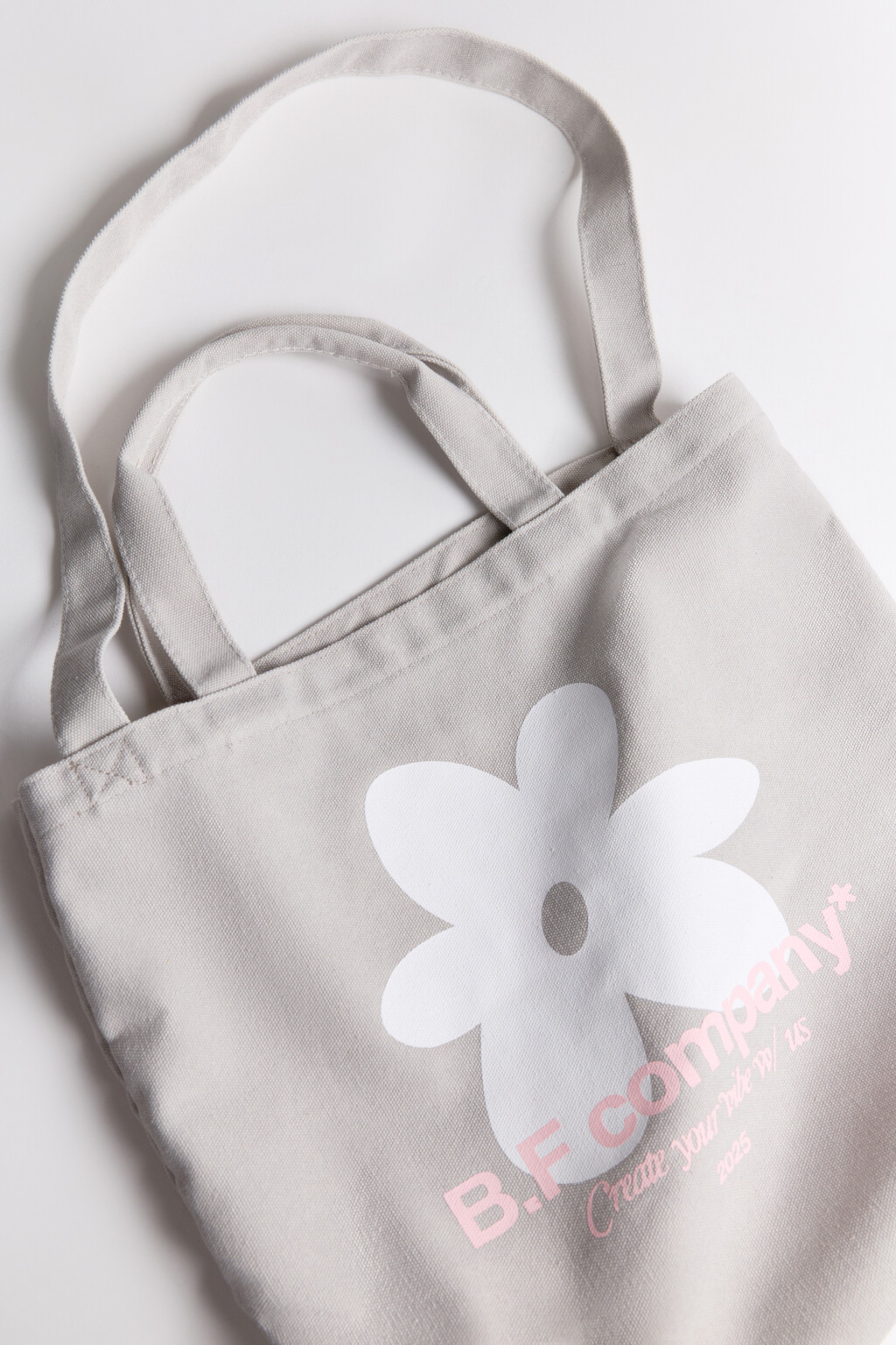 Сумка-шопер текстильная с принтом - цвет мультиколор - 1