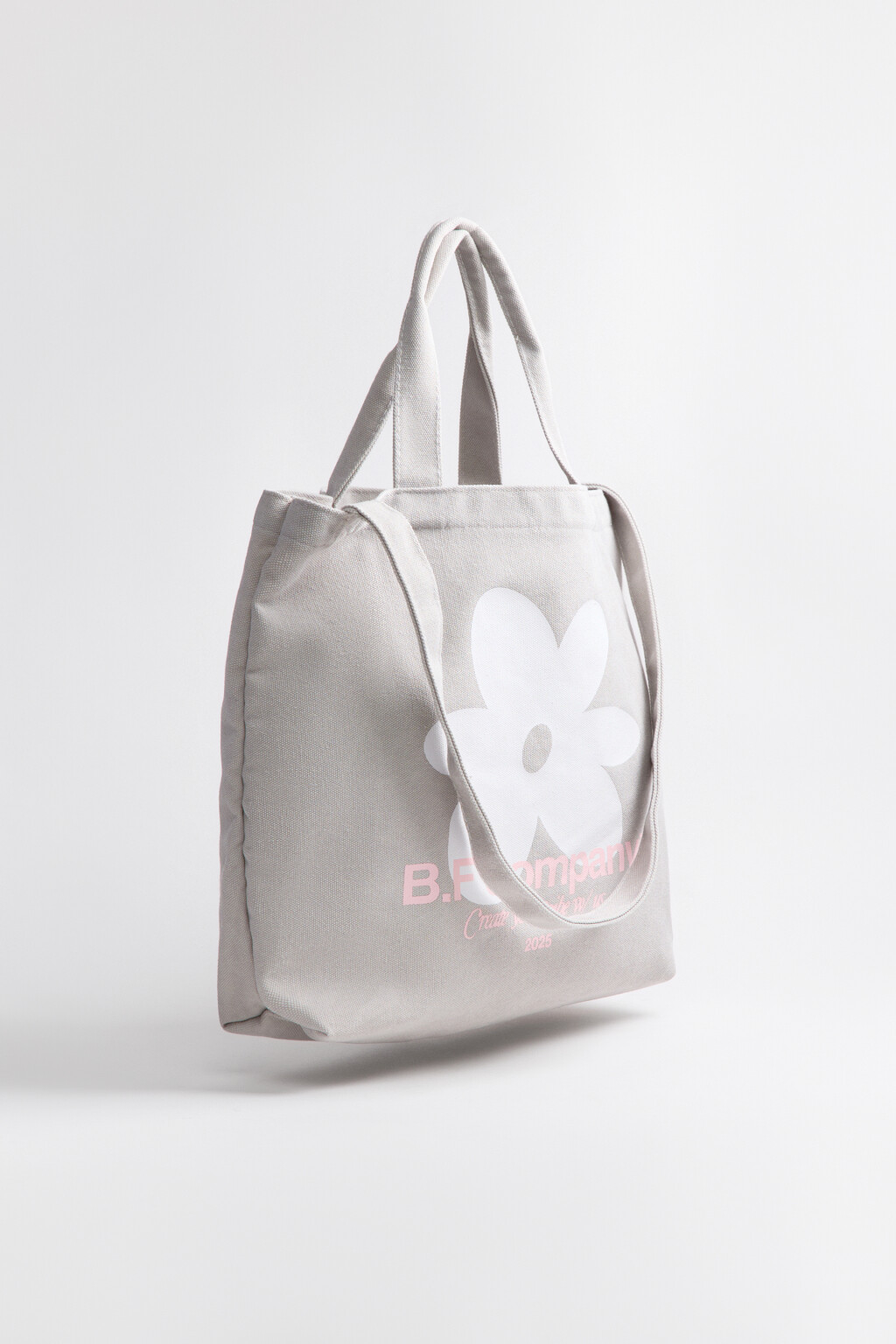 Сумка-шопер текстильная с принтом - цвет мультиколор - 3