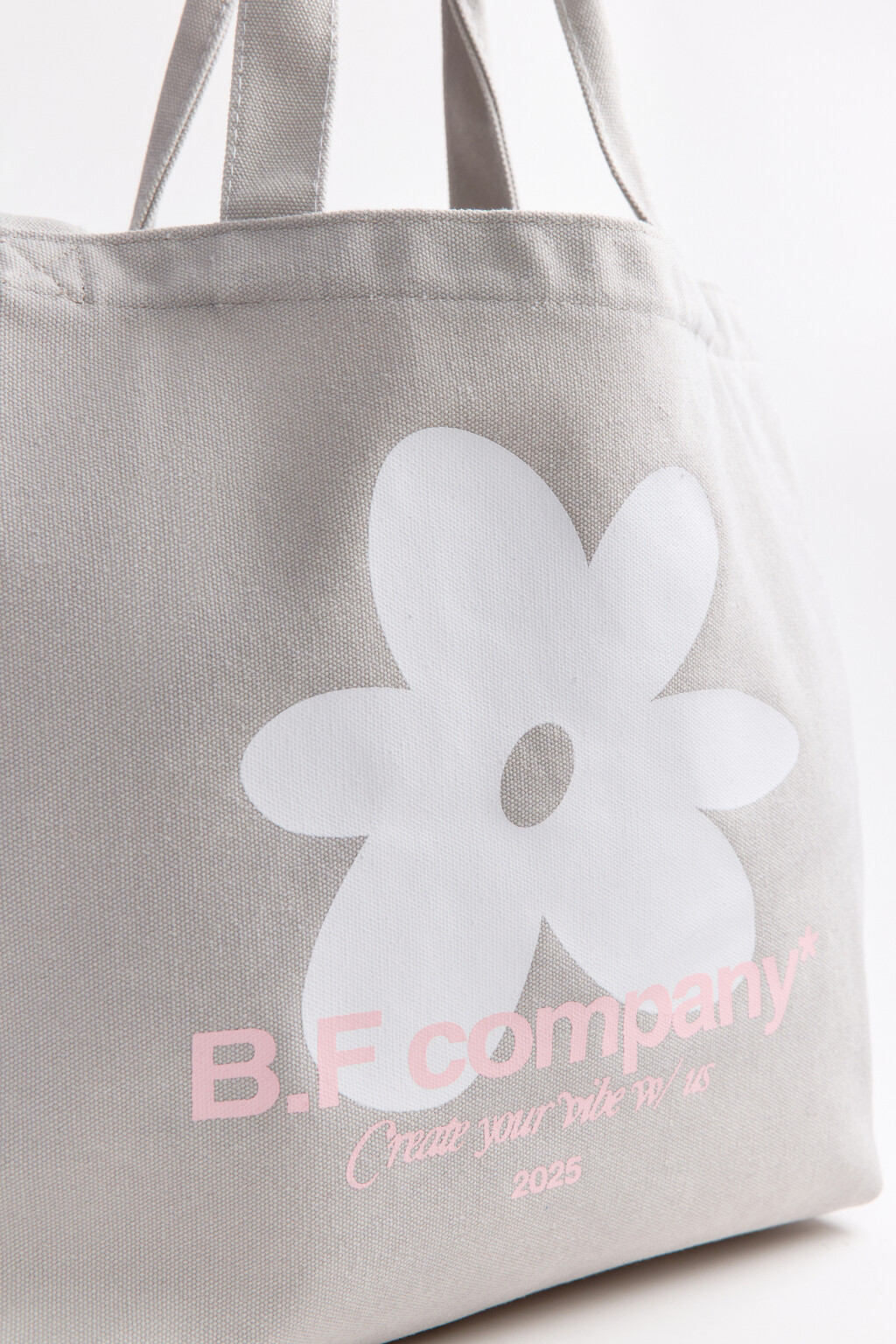 Сумка-шопер текстильная с принтом - цвет мультиколор - 5