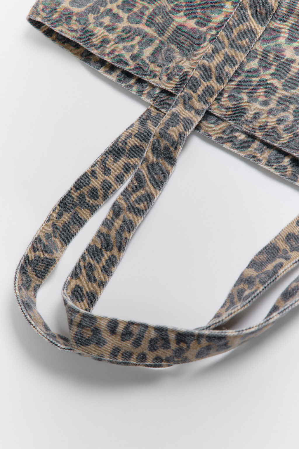 Сумка-шопер с леопардовым принтом - цвет мультиколор - 6