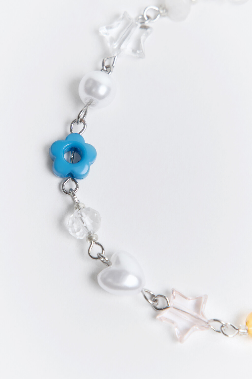 Браслет-цепочка с бусинами - цвет мультиколор - 2