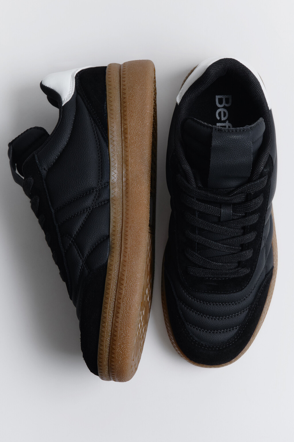 Кеды на плоской подошве - цвет черный - 5