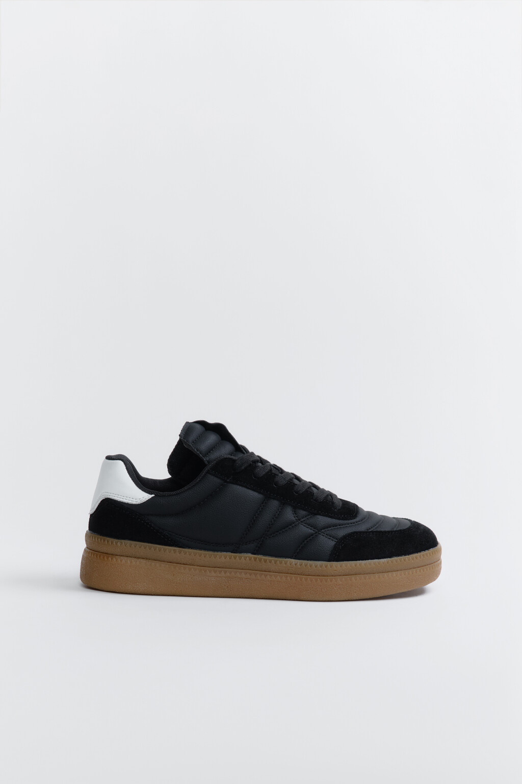 Кеды на плоской подошве - цвет черный - 1