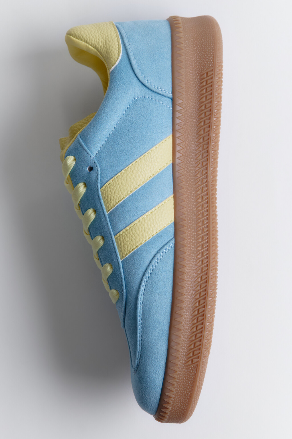 Кеды на платформе с полосками - цвет голубой - 3