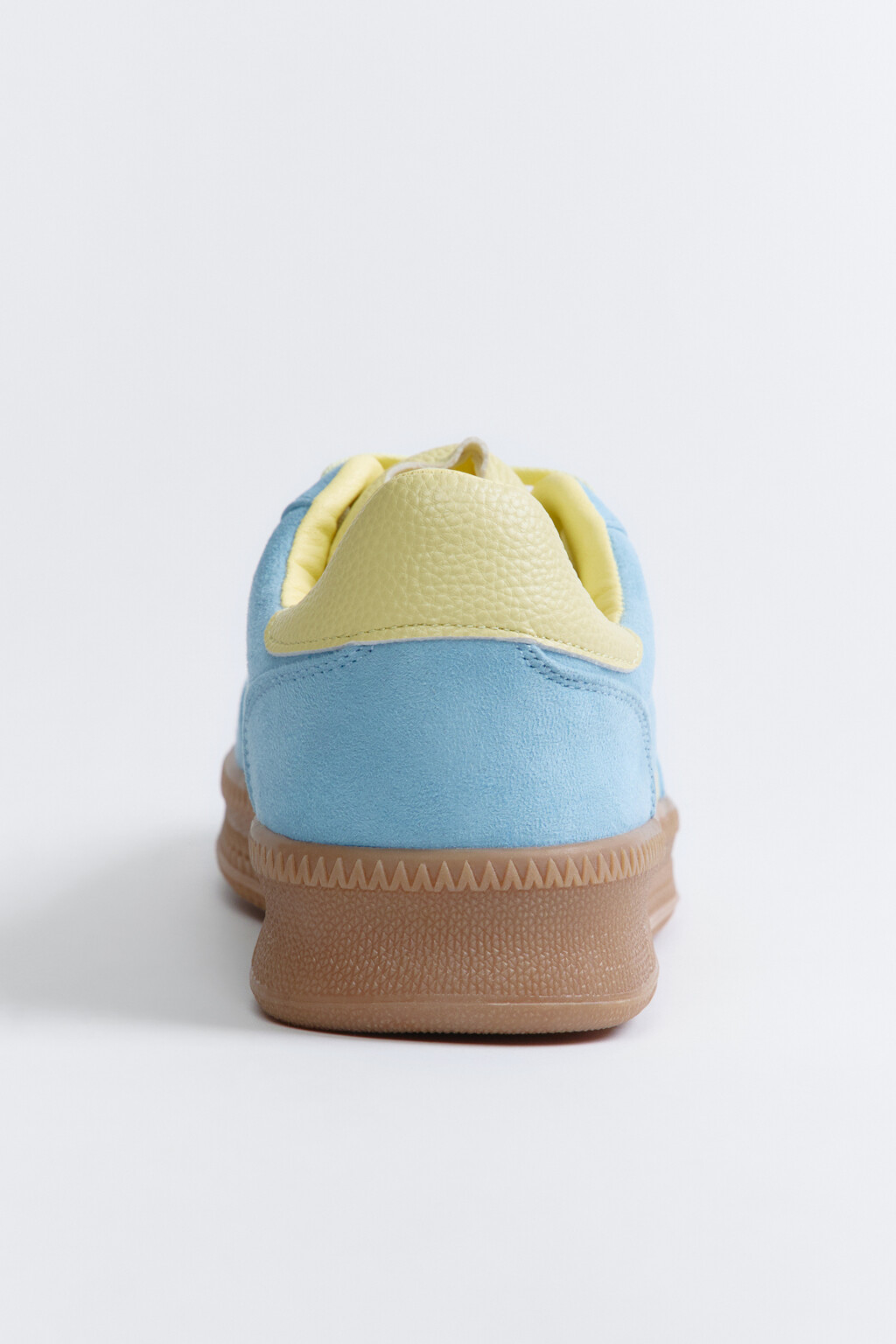 Кеды на платформе с полосками - цвет голубой - 8