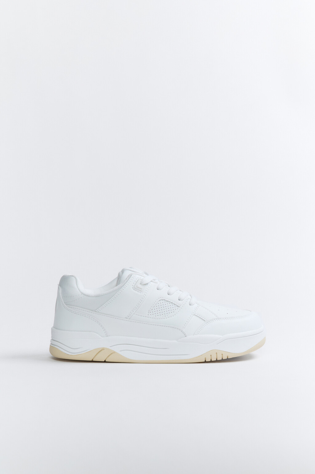 Кеды на высокой подошве - цвет белый - 4