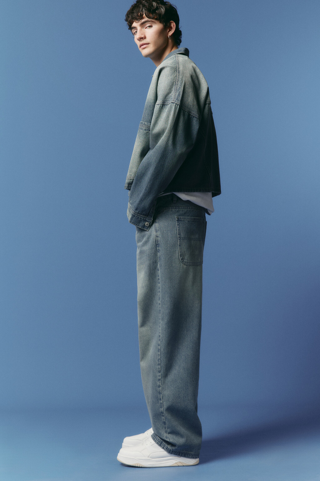 Кеды на высокой подошве - цвет белый - 2