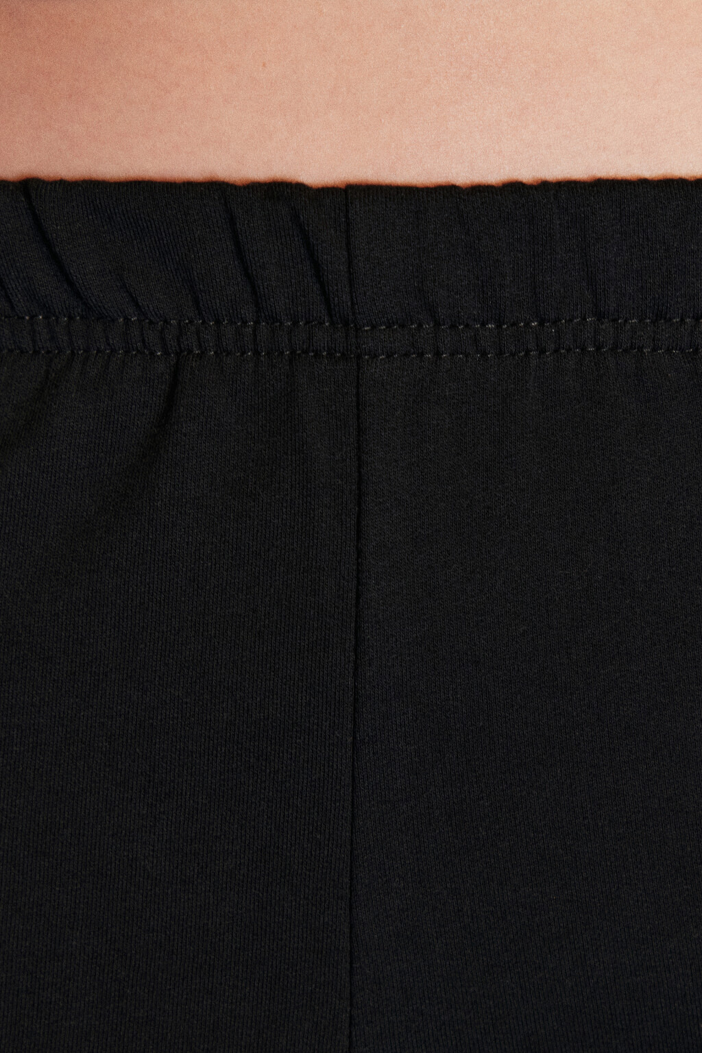 Брюки-джоггеры из футера - цвет черный - 5