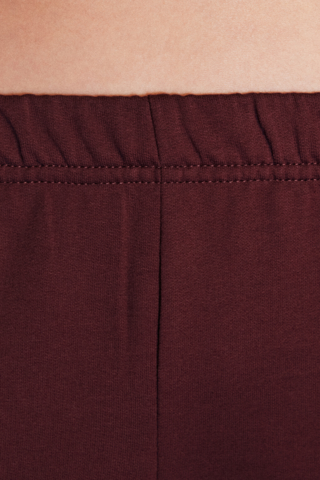 Брюки-джоггеры из футера - цвет бордовый - 6