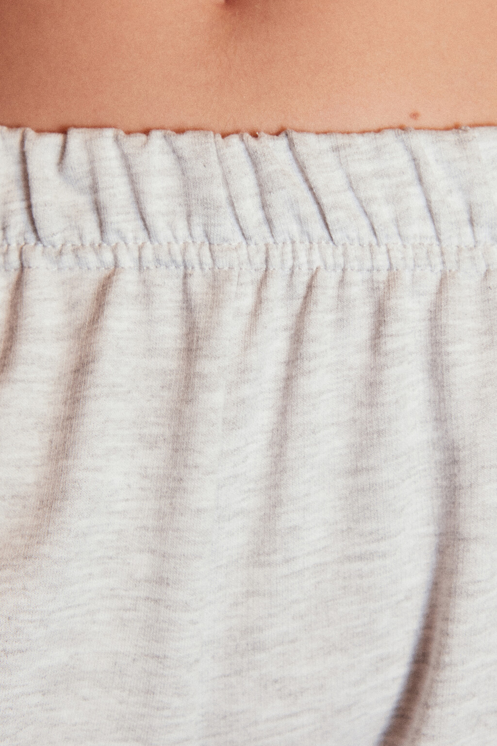 Брюки-джоггеры из футера - цвет серый - 5