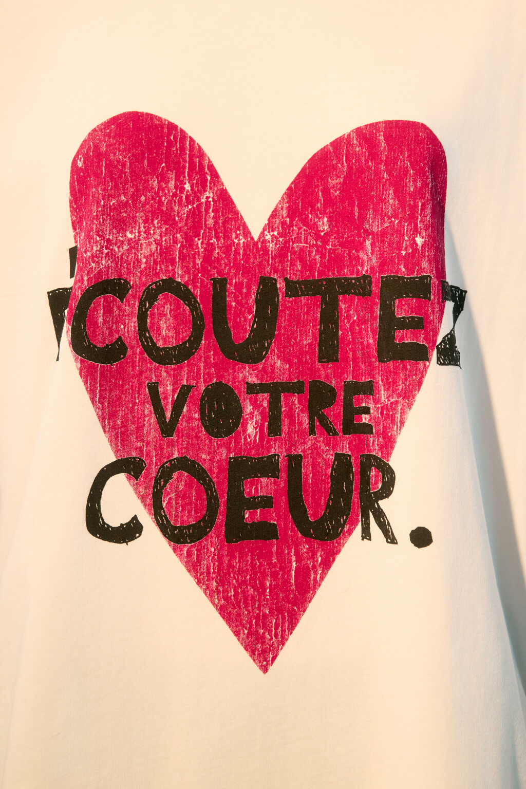 Футболка хлопковая с принтом - цвет белый - 5