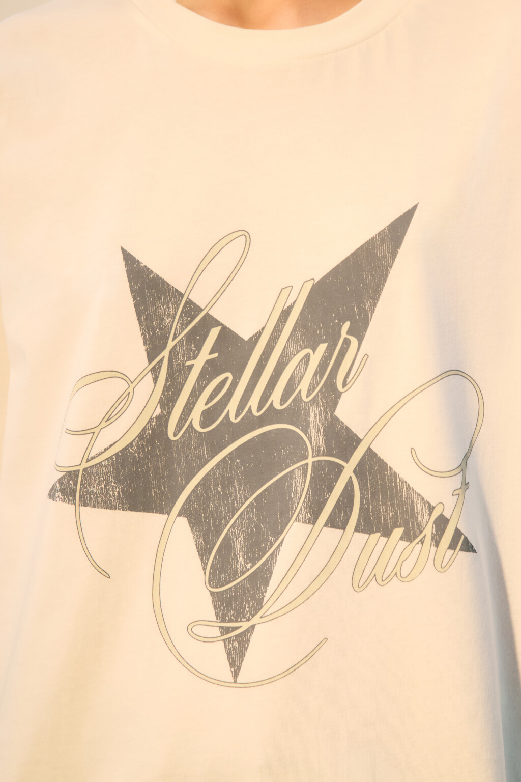 Футболка хлопковая с принтом - цвет черный - 6