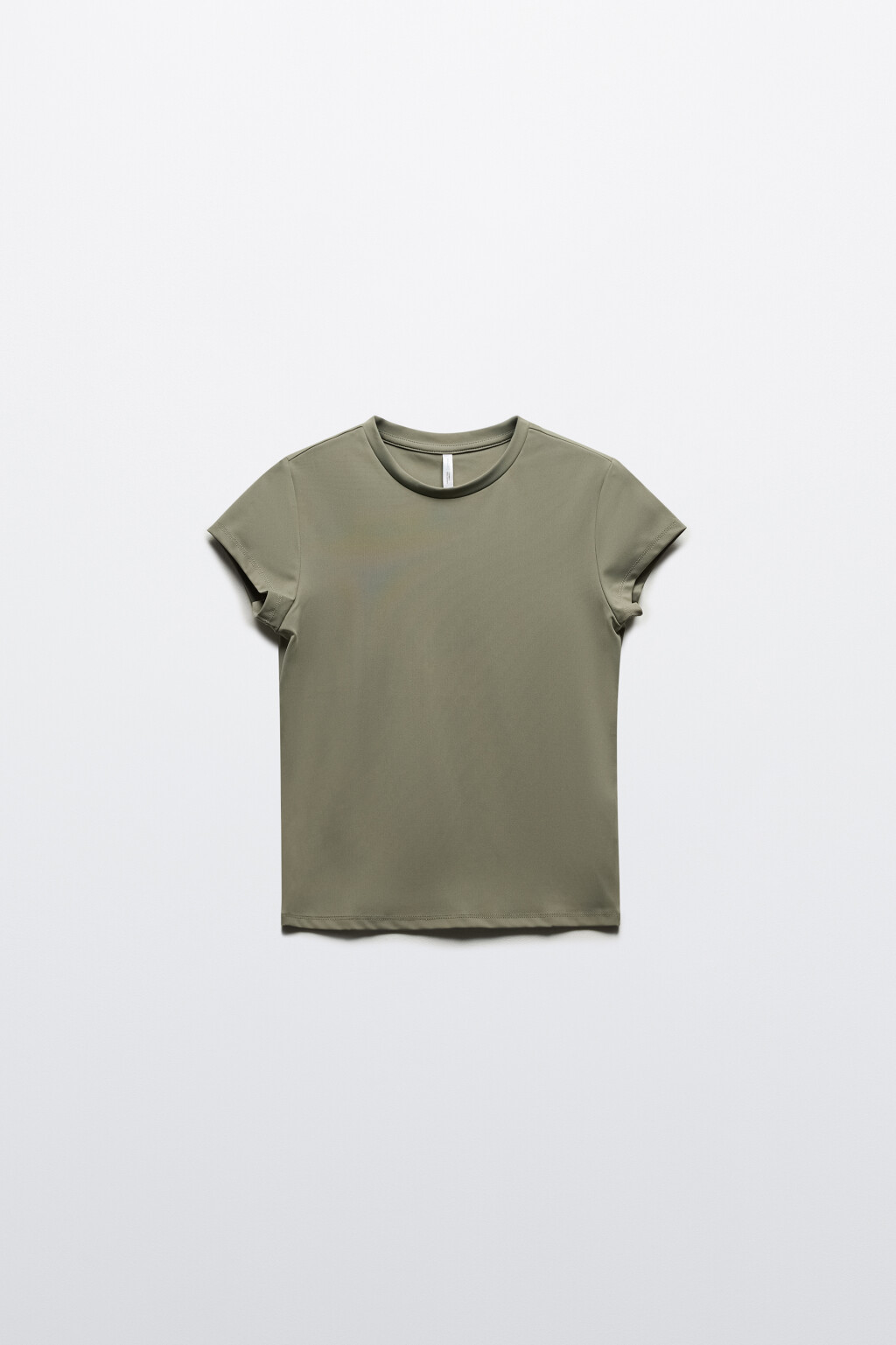 Футболка-топ облегающая - цвет зеленый - 7