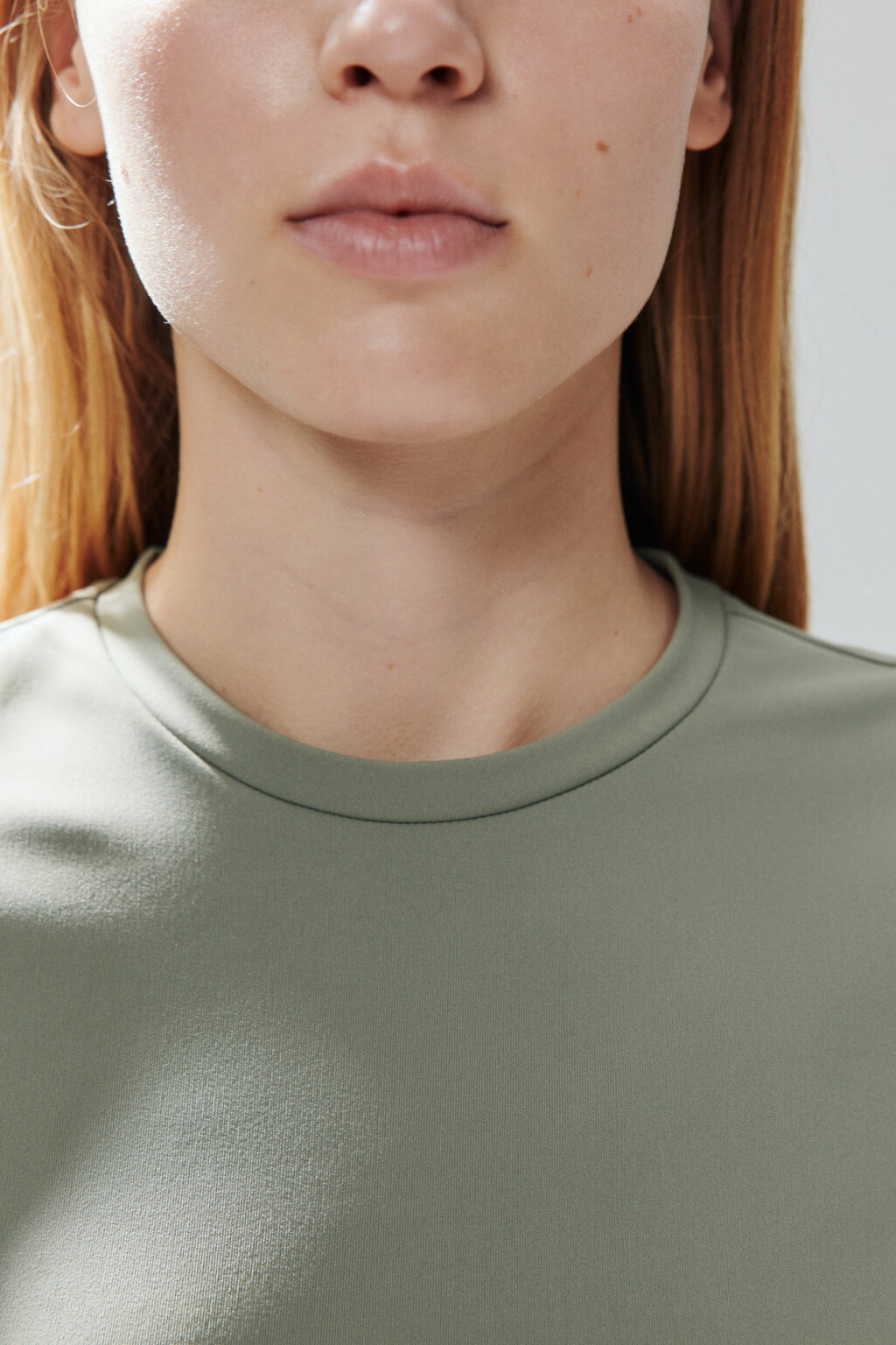 Футболка-топ облегающая - цвет зеленый - 5