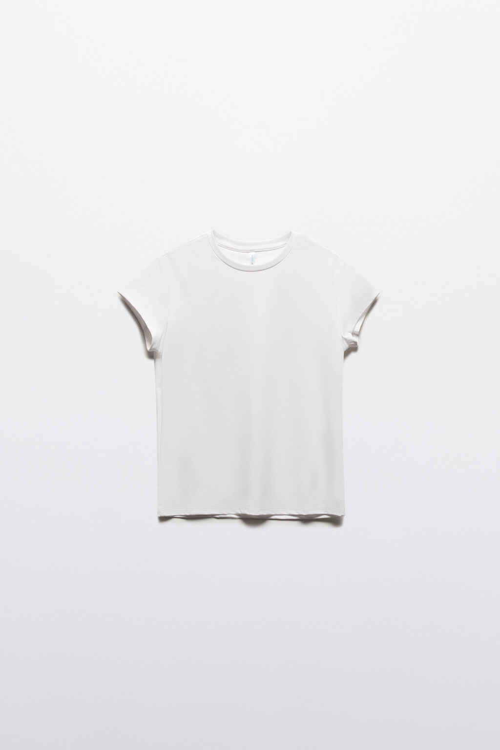 Футболка-топ облегающая - цвет белый - 8