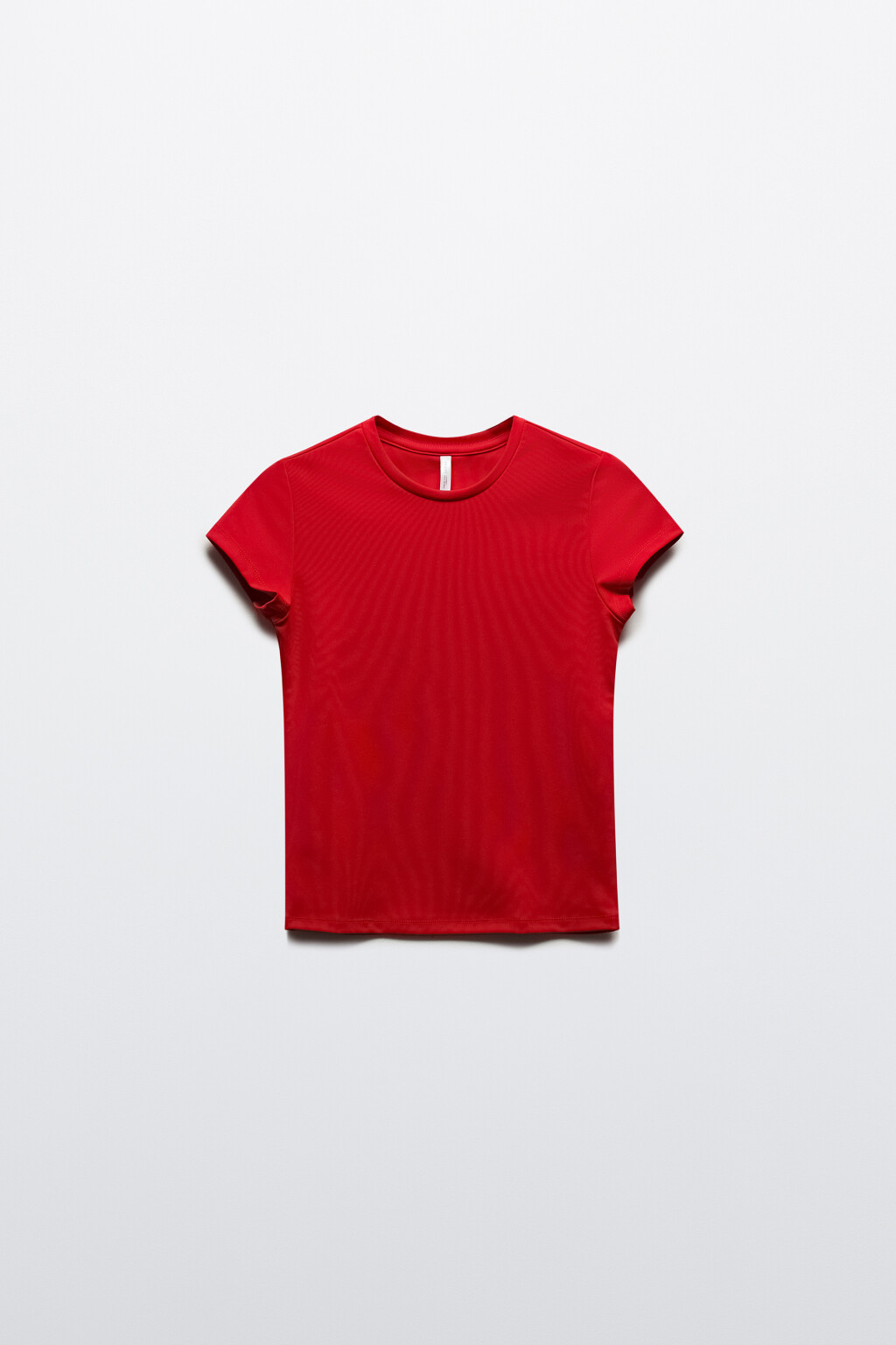 Футболка-топ облегающая - цвет красный - 7